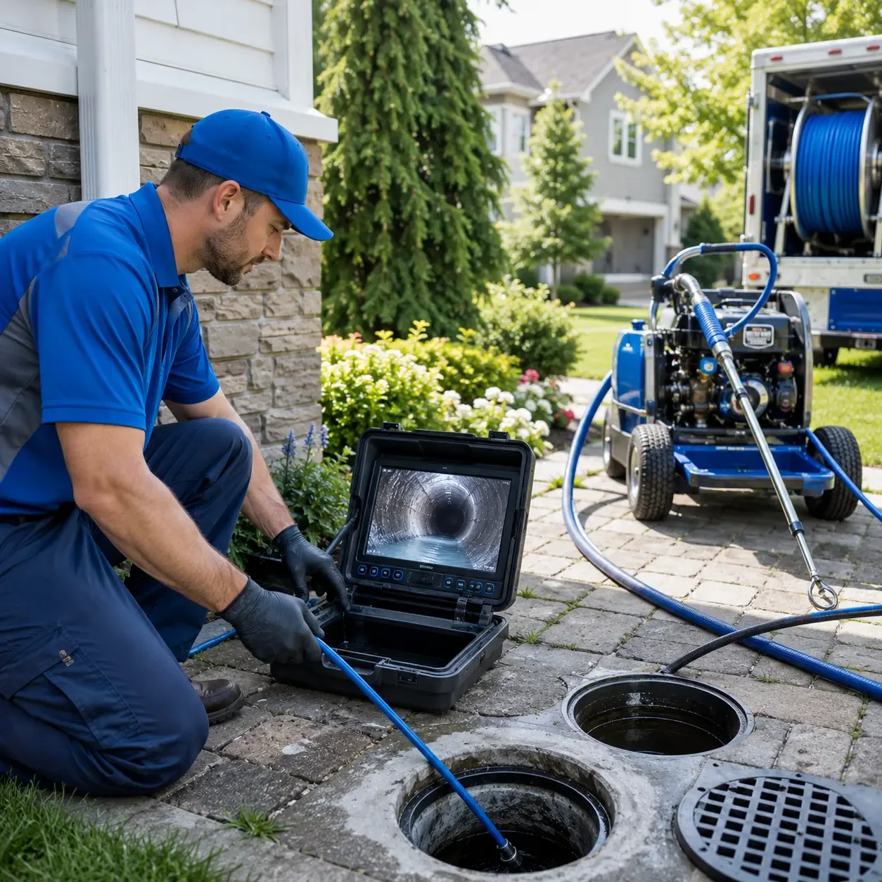 Outdoor drain cleaning professionals serving Havertown, PA